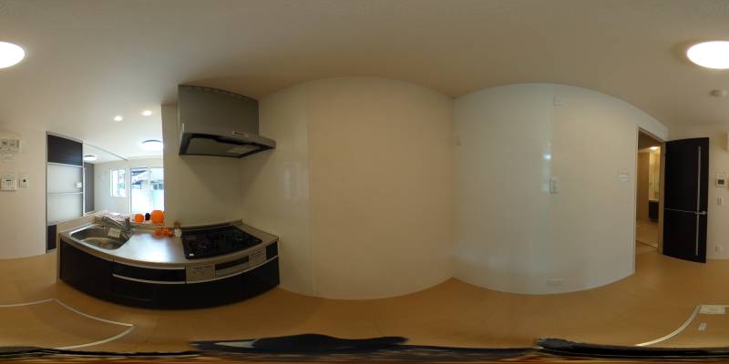 パノラマ画像キッチン