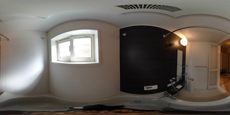 パノラマ画像バスルーム