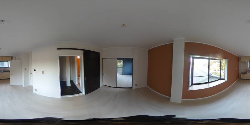 パノラマ画像リビング