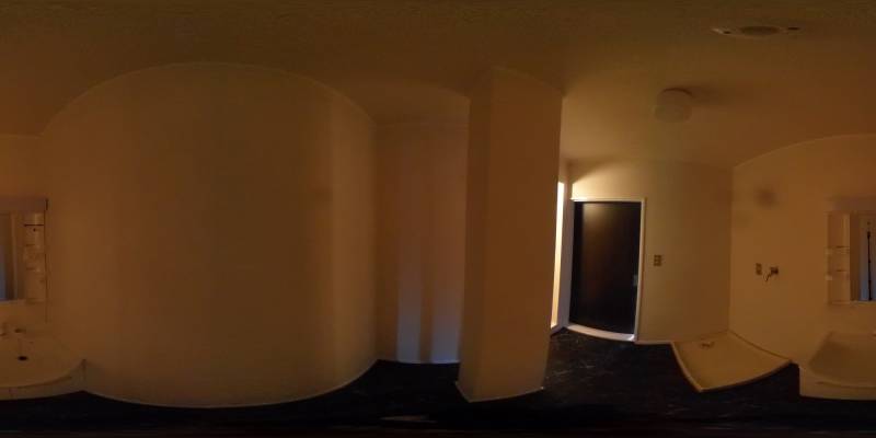 パノラマ画像洗面所