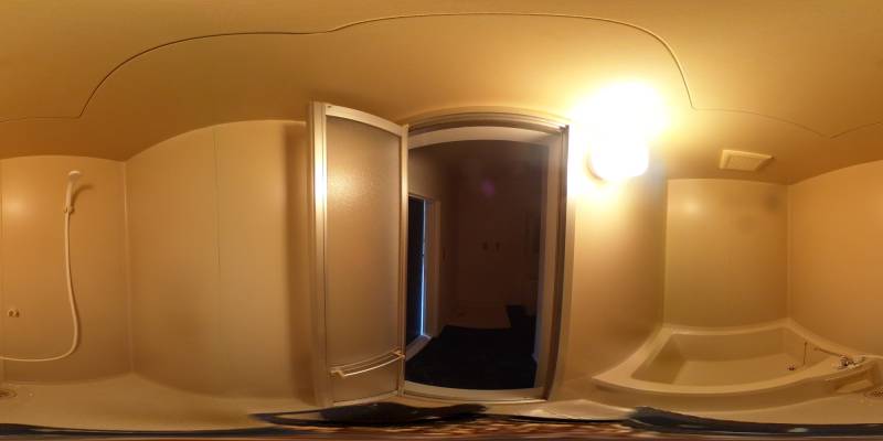 パノラマ画像バスルーム