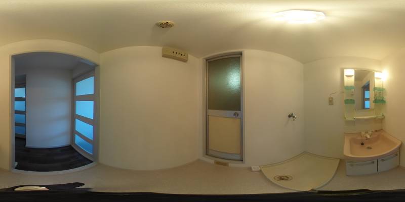 パノラマ画像洗面所