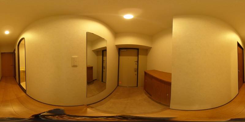 パノラマ画像玄関