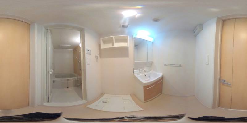 パノラマ画像洗面所