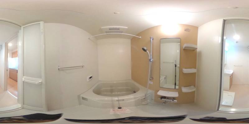 パノラマ画像バスルーム