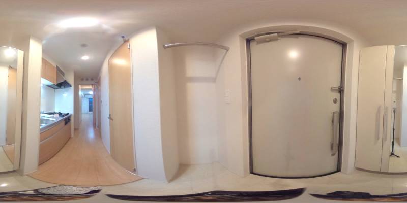 パノラマ画像玄関