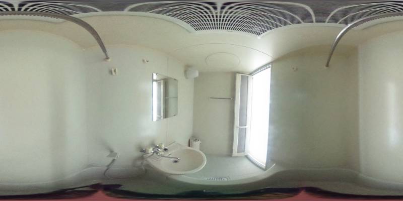 パノラマ画像バスルーム