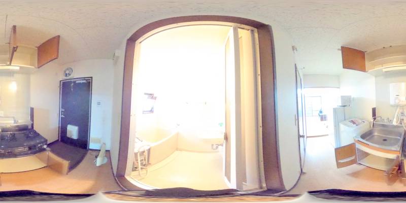 パノラマ画像キッチン