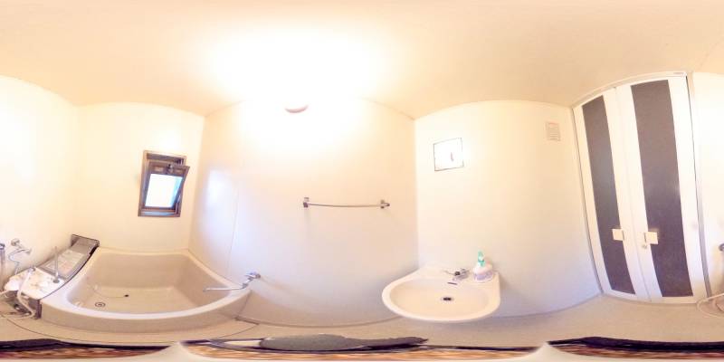 パノラマ画像バスルーム