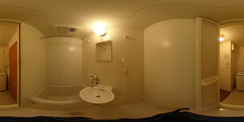 パノラマ画像バスルーム