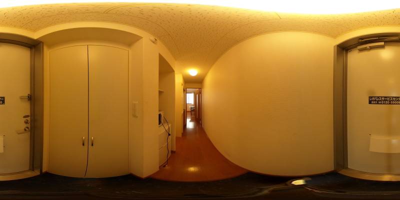 パノラマ画像玄関