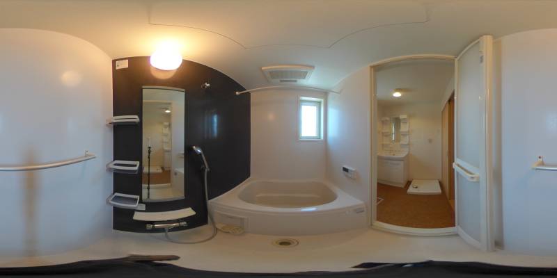 パノラマ画像バスルーム