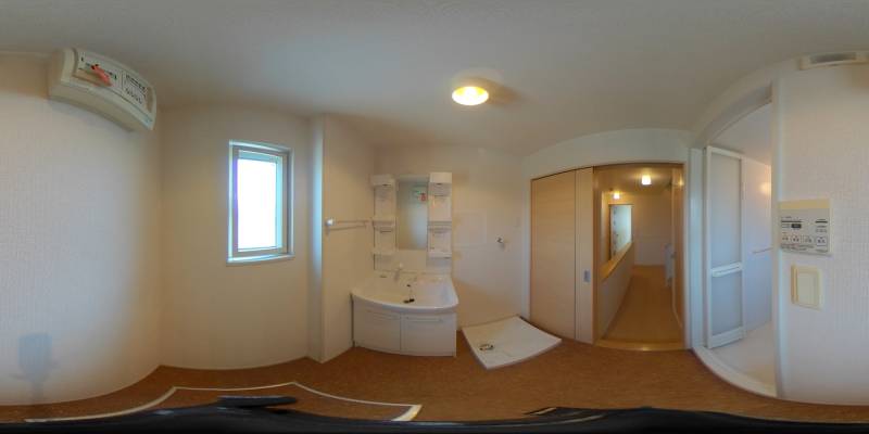 パノラマ画像洗面所