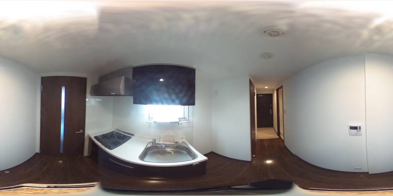 パノラマ画像キッチン