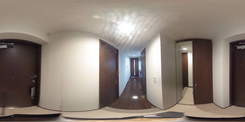 パノラマ画像玄関