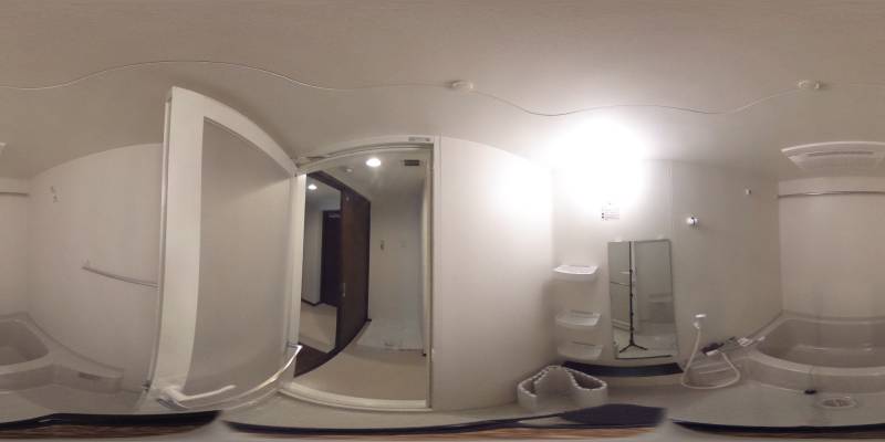 パノラマ画像バスルーム