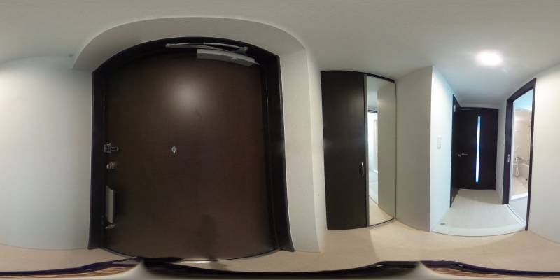 パノラマ画像玄関