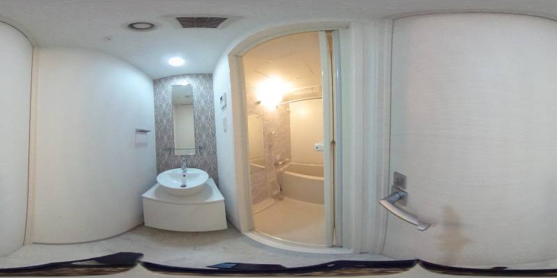 パノラマ画像バスルーム