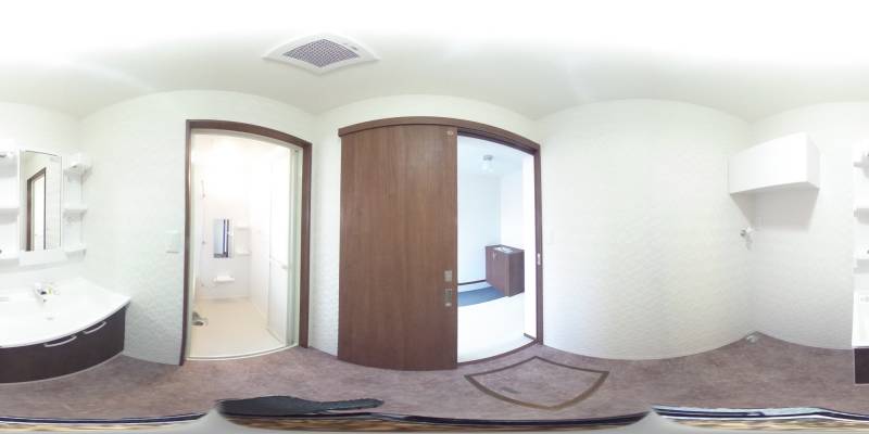 パノラマ画像洗面所