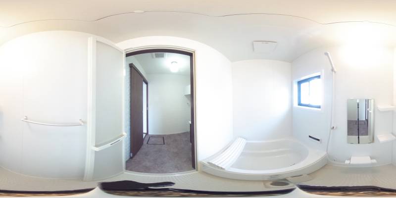 パノラマ画像バスルーム