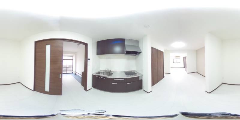 パノラマ画像キッチン