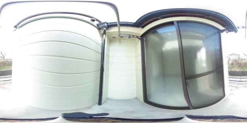 パノラマ画像バルコニー