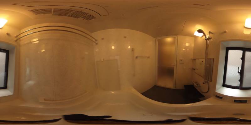 パノラマ画像バスルーム