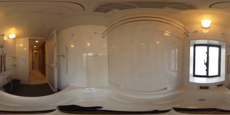 パノラマ画像バスルーム