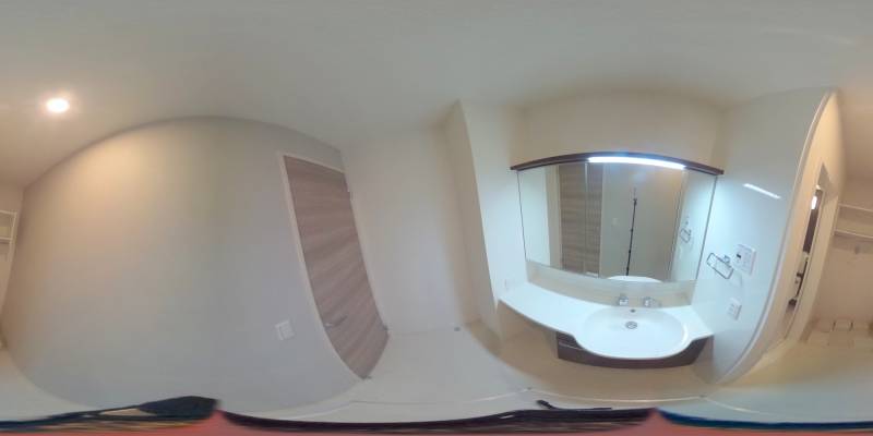 パノラマ画像洗面所