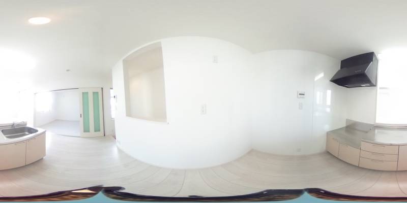 パノラマ画像キッチン