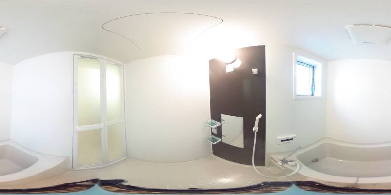 パノラマ画像バスルーム