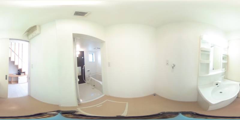 パノラマ画像洗面所