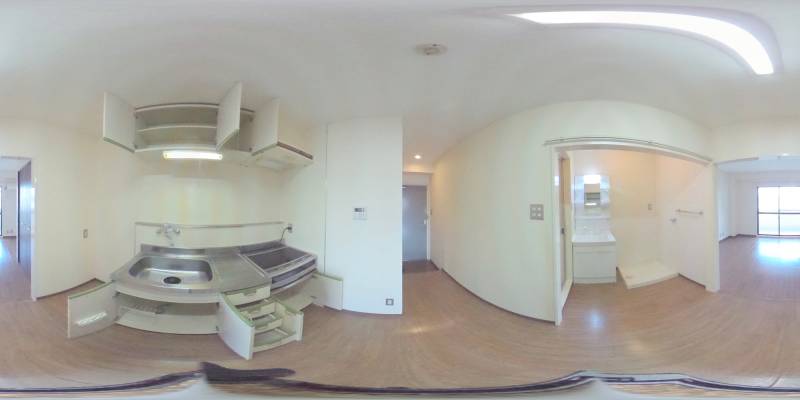 パノラマ画像キッチン