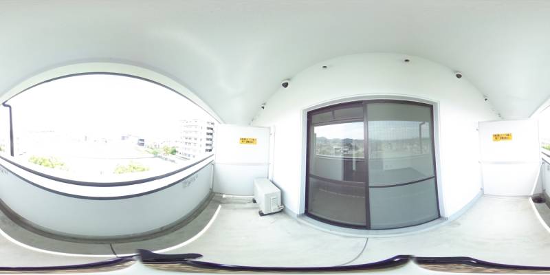 パノラマ画像バルコニー