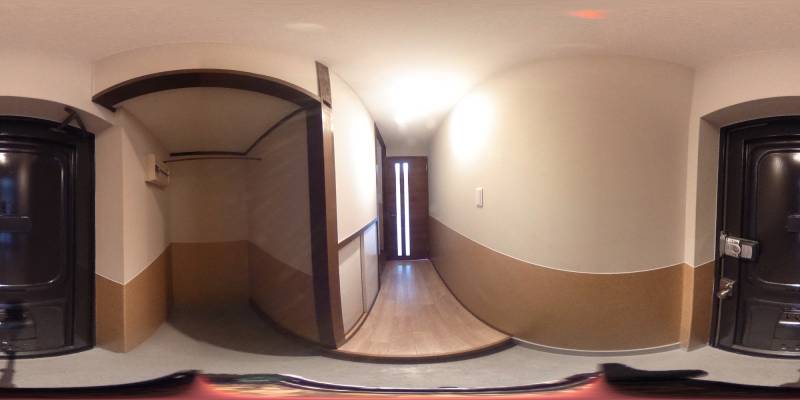 パノラマ画像玄関