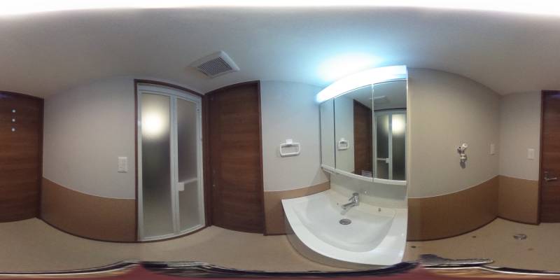 パノラマ画像洗面所