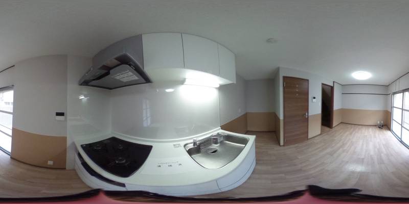 パノラマ画像キッチン