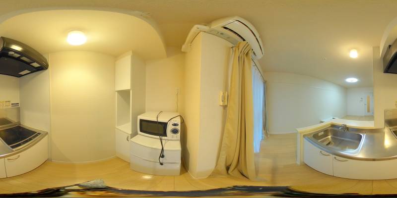 パノラマ画像キッチン