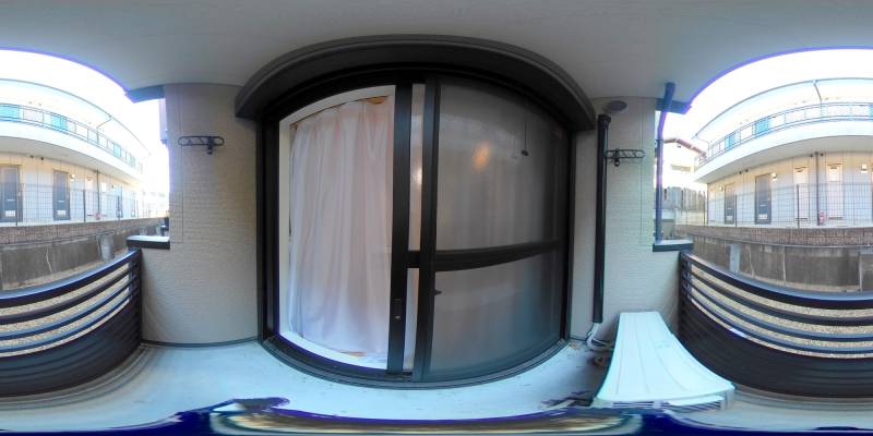 パノラマ画像バルコニー