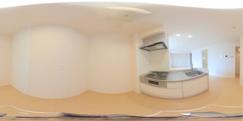 パノラマ画像キッチン