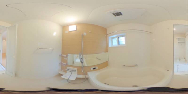 パノラマ画像バスルーム