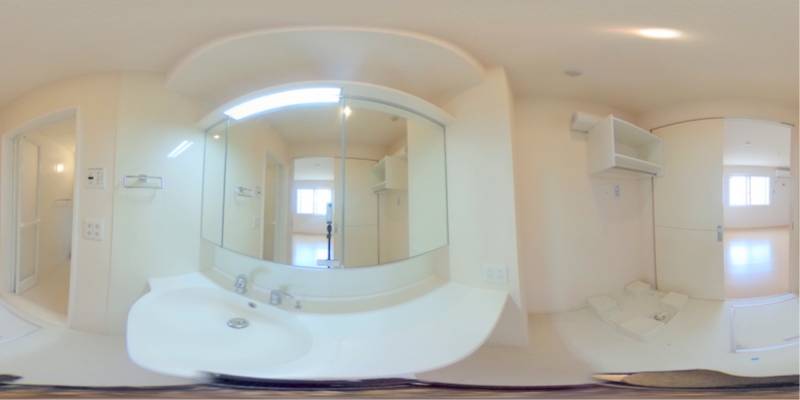 パノラマ画像洗面所