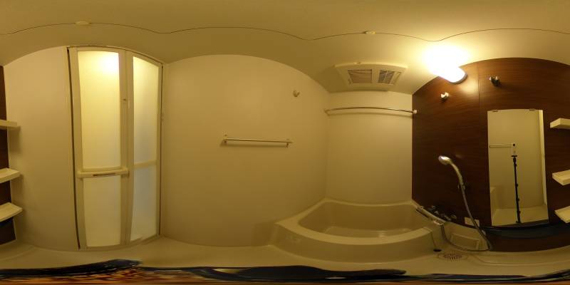 パノラマ画像バスルーム