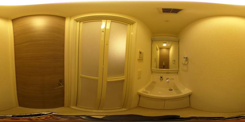 パノラマ画像洗面所