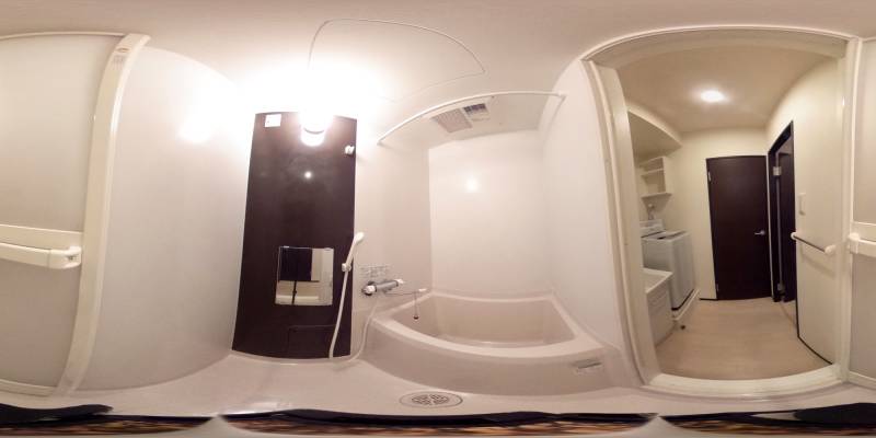 パノラマ画像バスルーム