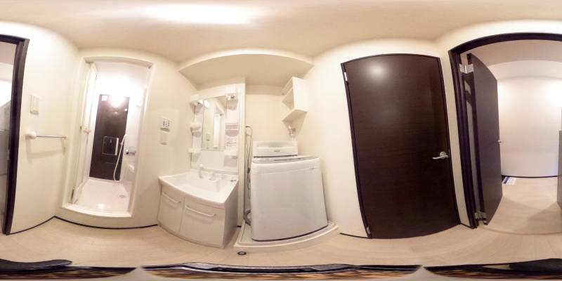 パノラマ画像洗面所