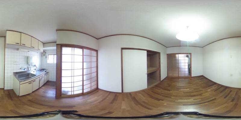 パノラマ画像キッチン