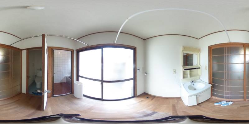 パノラマ画像洗面所
