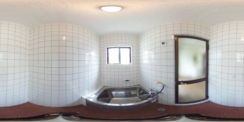 パノラマ画像バスルーム