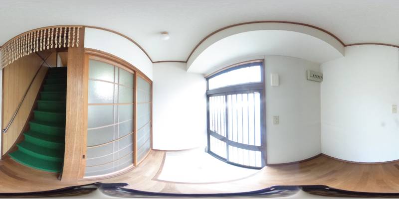 パノラマ画像寝室